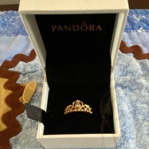 Pandora Rose Gold Princess Ring